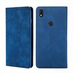 Per Alcatel Axel / Lumos Spazio Magnetico Custodia per telefono a flip orizzontale (blu)