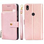 Per alcatel Axel/Lumos Cipper Borsa Casella di telefono in pelle (oro rosa)