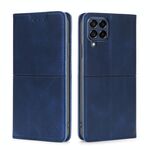 Per Samsung Galaxy M53 5G Texture Cow Magnetic Orizzontale Flip Pelle (blu)