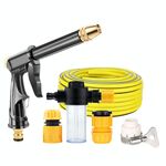 Tbofo di lavaggio in auto ad alta pressione Sprinkler telescopico, stile: connettore H2+3+tubo da 10 m+pentola in schiuma