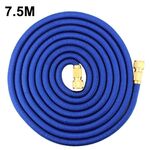 Tubo d'acqua del giardino domestico 3x Telescopic TPE Auto Lavaggio Pipa dell'acqua, stile: placcatura di rame 7,5 m