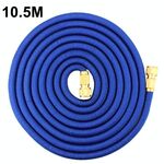 Tubo d'acqua del giardino domestico 3x Telescopic TPE Auto Lavaggio Pipa dell'acqua, stile: placcatura di rame 10,5 m