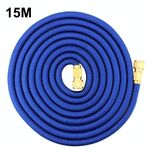 Tubo d'acqua del giardino domestico 3x Telescopic TPE Auto Lavaggio Pipa dell'acqua, stile: placcatura di rame 15m