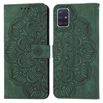 Per Samsung Galaxy A51 4G Mandala Flip Flip Leather Case (verde)