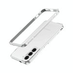 Per Samsung Galaxy S22 5G Aurora Series Protector Lens + Metal Frame Protective Telefono (Silver)