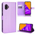 Per Samsung Galaxy Xcover6 Pro Diamond Texture Leather Case (Purple)