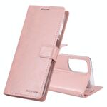 Per Samsung Galaxy A23 Goospery Blue Moon Crazy Horse Texture Case del telefono (Oro rosa)