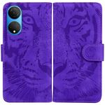 Per onore X7 Tiger Embossing Pattern Orizzontale Flip Leather Case (Purple)