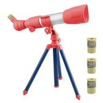 Bambini ad alta definizione ad alta definizione Assistenza alla scienza del telescopio astronomico (un modello rosso)