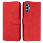 Per Tecno Spark 8p Skin Sent Heart Pattern Pelle Telefono (rosso)