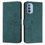 Per Motorola Moto G31/G41 Selva della pelle Telefono Custodia in pelle (verde)