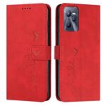 Per Oppo Realme C35 Skin Feel TelfTe Telefy Telefy Case (rosso)