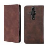 Per Sony Xperia Pro-I Selno Feel Magnetic Orizzontal Flip Leather Case (marrone scuro)