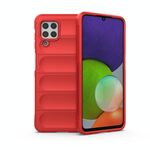 Per Samsung Galaxy A22 4G/M32 Magic Shield TPU + Flanel Phone Case (rosso)