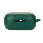 Custodia protettiva in silicone auricolare Bluetooth per JBL Live Free 2 TWS (verde scuro)