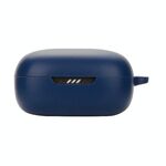 Custodia protettiva in silicone auricolare Bluetooth per JBL Live Free 2 TWS (blu scuro)