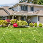 Halween Spider Web Triangle Net Decoration Outdoor Decoration, dimensioni: 5m x4,8 m