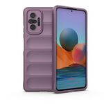 Per Xiaomi Redmi Note 10 Pro 4G Magic Shield TPU + Flanel Phone Case (Purple)