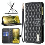 Per Oppo Trova X5 Lite / Reno7 5G Diamond Latching Wallet Flip Telefono in pelle (nero)