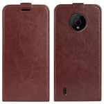 Per Nokia C200 R64 Texture Vertical Flip Leather Case (Brown)