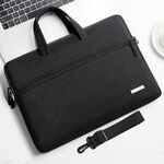 Borsa per laptop per borseggia Borsa interna con spalline, dimensioni: 12 pollici (nero)