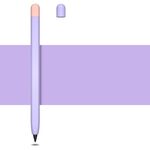 Serie di colori contrastanti Custodia protettiva in silicone liquido per Honor Magic Pencil 2 (Lavender Purple)