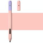 Custodia protettiva in silicone liquido di serie a contrasto per Microsoft Surface Pen (Pink)