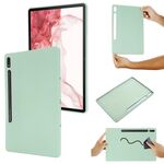 Per Samsung Galaxy Tab S8+/Tab S7+/Tab S7 Fe Fe Pure Color Liquid Silicone Shock Affronta Copertura Full Coverge Case (verde)