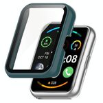 Per Huawei Watch Fit 2 / Fit 2 PC attivo + cassa dell'orologio integrata in vetro temperato (verde)