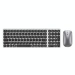 Tastiera Bluetooth wireless K4500 + set mouse silenzioso con ricarica a tre modalità