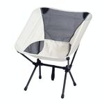 Piccola sedia pieghevole portatile da spiaggia per il tempo libero da campeggio all'aperto (bianco)
