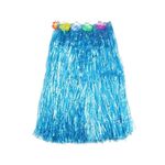 3 pezzi hawaiani hula party show dress up puntelli, dimensioni: 60 cm (doppio strato blu)