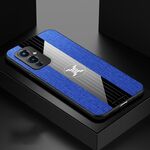 Per OnePLUS 9 Xinli Stitching Ploth Texture TPU Antipresidente Cassa del telefono TPU (blu)