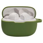 Per custodia protettiva per auricolari in silicone JBL WAVE 200TWS (erba verde)