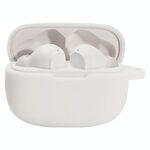 Per custodia protettiva per auricolari in silicone JBL WAVE 200TWS (bianco)