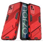 Per OPPO Realme Narzo 50i Punk Armor 2 in 1 PC + TPU Cassa del telefono antiurto con supporto invisibile (rosso)