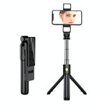 K12D Live Beauty Bluetooth Tripod Selfie Selfie (nero)