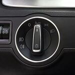 Auto Switch Switch Anello Decorativo per Volkswagen Golf (Argento)