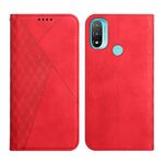 Per Motorola Moto E20 / E30 / E40 Sensazione della pelle Magnetica Cassa del telefono in pelle magnetica (rosso)