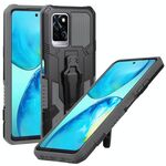 Per Infinix Nota 10 Pro Armor Warrior Antiurto Antiurto PC + Cassa del telefono TPU (grigio)