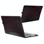 Custodia protettiva per laptop in pelle PU per Huawei Honor MagicBook (vino rosso)