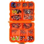 165 pezzi / set set di accessori per gancio per calamari (026 scatola arancione)