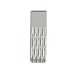 ZSBL4 USB 2.0 Incisione 3D ad alta velocità USB Drive flash, capacità: 4 GB (bianco)