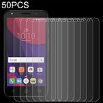 50 PCS 0.26mm 9h Film in vetro temperato per Alcatel PIXI 4 5.0 4G / 5045
