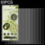50 PCS 0.26mm Film in vetro temperato 9h 2.5D per Google Pixel 6A