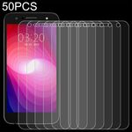 Film in vetro temperato da 50 pezzi 0.26mm 9h 2.5D per LG X500