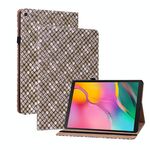 Per Samsung Galaxy Tab A 10.1 2019 T510 Color Weave Tablet Case con supporto (Brown)