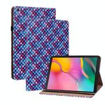 Per Samsung Galaxy TAB A 10.1 2019 T510 Color Weave Custodia in pelle con supporto (blu)