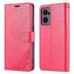 Per OPPO RENO7 PRO 5G AZNS Sheepskin Texture flip custodia in pelle flip (rosso)