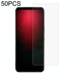 50 PCS 0.26mm Film di vetro temperato 9h 2.5D per telefono ROG ASUS 5S